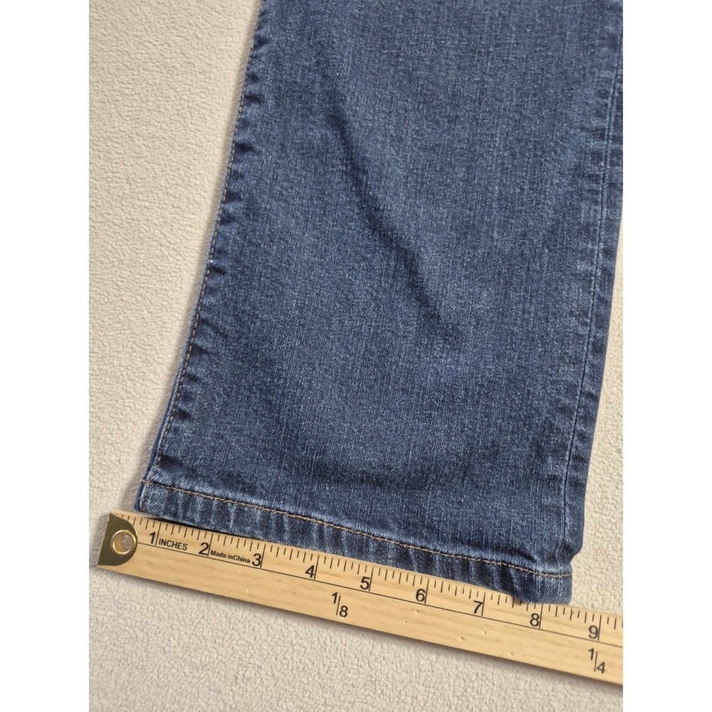 Eddie Bauer Men's Blue Jeans Size 34x32 Straight Leg Denim Pants Specially Dyed - Picture 5 of 9